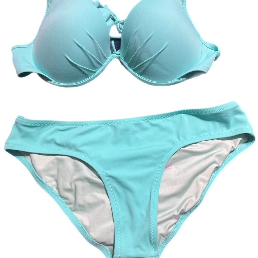 Victoria's Secret Blue Bikini Set Push-Up Style